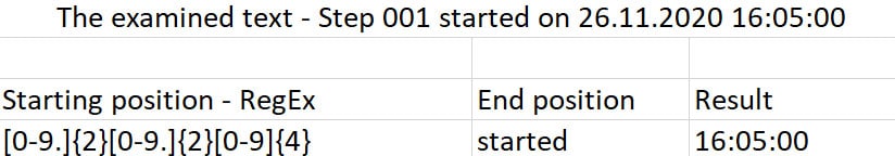Screenshot Suchmuster mit RegEX