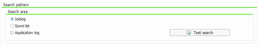 Screenshot test mode job log in BatchMan