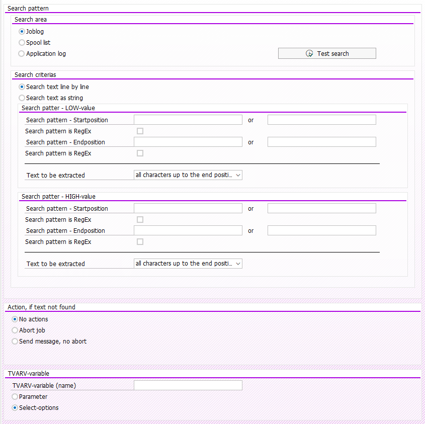 Screenshot Parameter for variable in BatchMan
