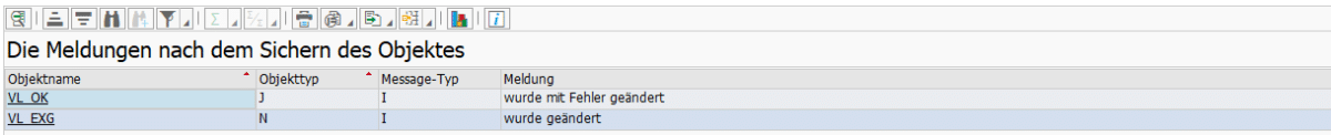 Screenshot BatchMan Protokoll nach Datei-Import ohne Prüfung